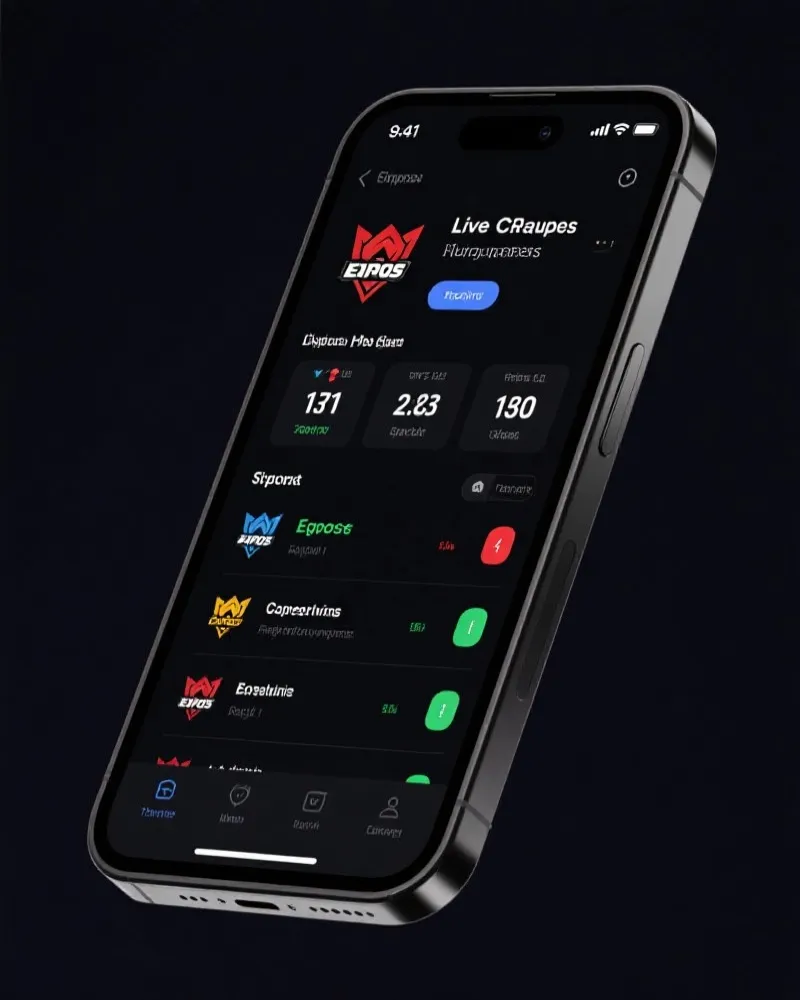 移动端应用界面展示